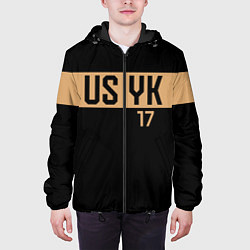 Куртка с капюшоном мужская USYK, цвет: 3D-черный — фото 2