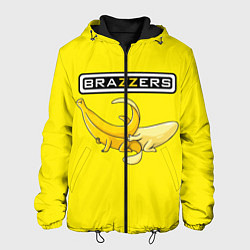 Куртка с капюшоном мужская Brazzers: Yellow Banana, цвет: 3D-черный