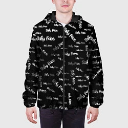 Куртка с капюшоном мужская Sally Face: Black Pattern, цвет: 3D-черный — фото 2