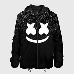 Куртка с капюшоном мужская Marshmello Black, цвет: 3D-черный