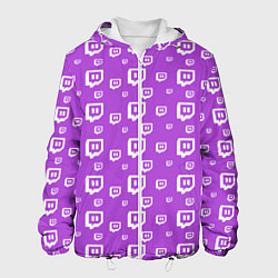 Мужская куртка Twitch: Violet Pattern