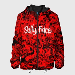 Куртка с капюшоном мужская Sally Face: Red Bloody, цвет: 3D-черный