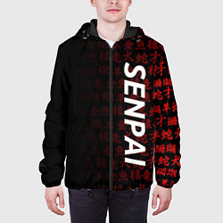 Куртка с капюшоном мужская SENPAI, цвет: 3D-черный — фото 2