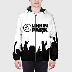 Куртка с капюшоном мужская LINKIN PARK, цвет: 3D-черный — фото 2