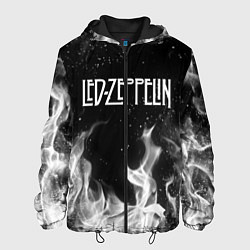 Куртка с капюшоном мужская LED ZEPPELIN, цвет: 3D-черный