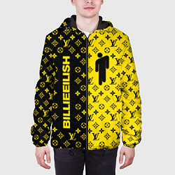 Куртка с капюшоном мужская BILLIE EILISH x LV Yellow, цвет: 3D-черный — фото 2