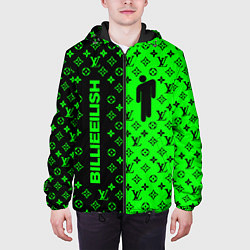 Куртка с капюшоном мужская BILLIE EILISH x LV Green, цвет: 3D-черный — фото 2