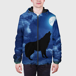 Куртка с капюшоном мужская WOLF, цвет: 3D-черный — фото 2