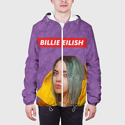 Куртка с капюшоном мужская Billie Eilish, цвет: 3D-белый — фото 2