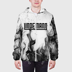 Куртка с капюшоном мужская LINDEMANN: Black Fire, цвет: 3D-белый — фото 2