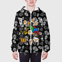 Куртка с капюшоном мужская Король и Шут, цвет: 3D-белый — фото 2