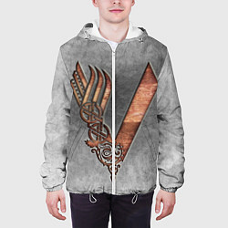 Куртка с капюшоном мужская Vikings, цвет: 3D-белый — фото 2
