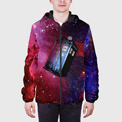 Куртка с капюшоном мужская Doctor Who, цвет: 3D-черный — фото 2