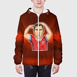 Куртка с капюшоном мужская Дзюба Russia edition, цвет: 3D-белый — фото 2