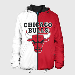 Куртка с капюшоном мужская CHICAGO BULLS, цвет: 3D-черный