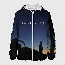 Куртка с капюшоном мужская HALF-LIFE, цвет: 3D-белый