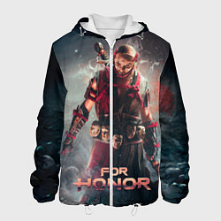 Куртка с капюшоном мужская Shadows of the Hitokiri art, цвет: 3D-белый