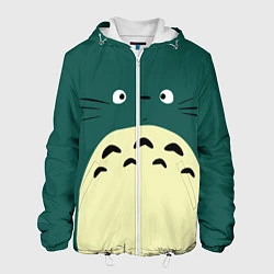 Куртка с капюшоном мужская Totoro, цвет: 3D-белый