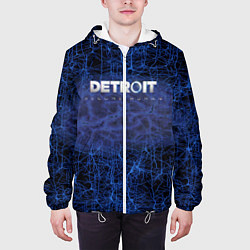 Куртка с капюшоном мужская DETROIT:BECOME HUMAN, цвет: 3D-белый — фото 2