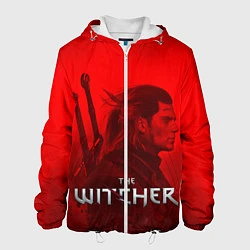 Куртка с капюшоном мужская THE WITCHER, цвет: 3D-белый