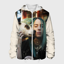 Куртка с капюшоном мужская BILLIE EILISH, цвет: 3D-белый