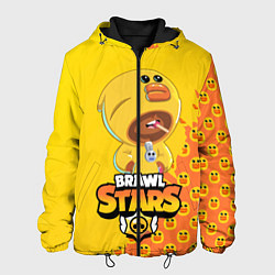 Куртка с капюшоном мужская BRAWL STARS SALLY LEON, цвет: 3D-черный