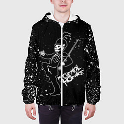 Куртка с капюшоном мужская My Chemical Romance, цвет: 3D-белый — фото 2