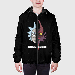 Куртка с капюшоном мужская Soul Bond, цвет: 3D-черный — фото 2