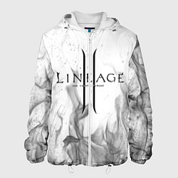 Куртка с капюшоном мужская LINEAGE 2, цвет: 3D-белый
