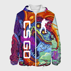 Куртка с капюшоном мужская CS GO HYPERBEAST, цвет: 3D-белый