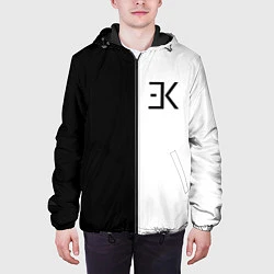Куртка с капюшоном мужская ЕГОР КРИД, цвет: 3D-черный — фото 2
