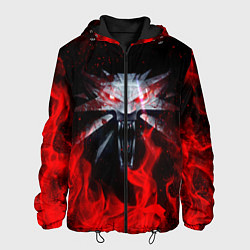 Куртка с капюшоном мужская ВЕДЬМАК, цвет: 3D-черный