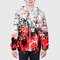 Куртка с капюшоном мужская One-Punch Man Collage, цвет: 3D-белый — фото 2