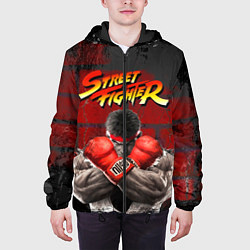 Куртка с капюшоном мужская Street Fighter, цвет: 3D-черный — фото 2