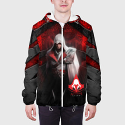 Куртка с капюшоном мужская Assasin's creed, цвет: 3D-белый — фото 2