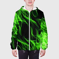 Куртка с капюшоном мужская TOXIC FLAME, цвет: 3D-белый — фото 2