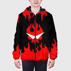 Куртка с капюшоном мужская GURREN LAGANN, цвет: 3D-черный — фото 2