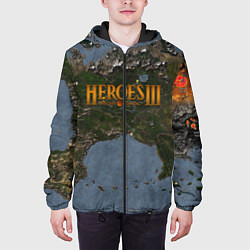 Куртка с капюшоном мужская ГЕРОИ 3, цвет: 3D-черный — фото 2