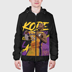 Куртка с капюшоном мужская Kobe Bryant, цвет: 3D-черный — фото 2