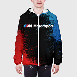 Куртка с капюшоном мужская БМВ Мотоспорт, цвет: 3D-белый — фото 2