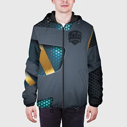 Куртка с капюшоном мужская League of Legends, цвет: 3D-черный — фото 2