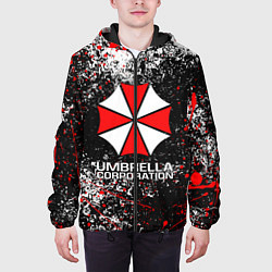 Куртка с капюшоном мужская UMBRELLA CORP, цвет: 3D-черный — фото 2