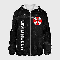 Куртка с капюшоном мужская UMBRELLA CORP, цвет: 3D-белый