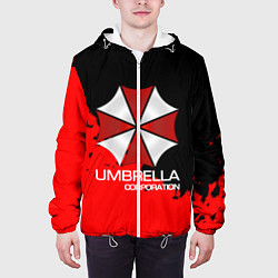 Куртка с капюшоном мужская UMBRELLA CORP, цвет: 3D-белый — фото 2