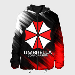 Куртка с капюшоном мужская UMBRELLA CORP, цвет: 3D-черный