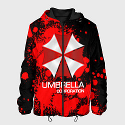 Куртка с капюшоном мужская UMBRELLA CORP, цвет: 3D-черный