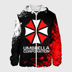 Куртка с капюшоном мужская UMBRELLA CORPORATION, цвет: 3D-белый