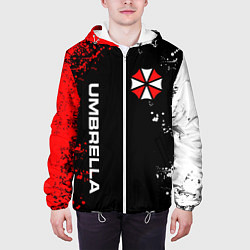 Куртка с капюшоном мужская UMBRELLA CORPORATION, цвет: 3D-белый — фото 2