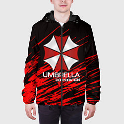 Куртка с капюшоном мужская UMBRELLA CORP, цвет: 3D-черный — фото 2