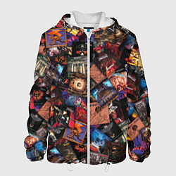 Куртка с капюшоном мужская Judas Priest Дискография, цвет: 3D-белый
